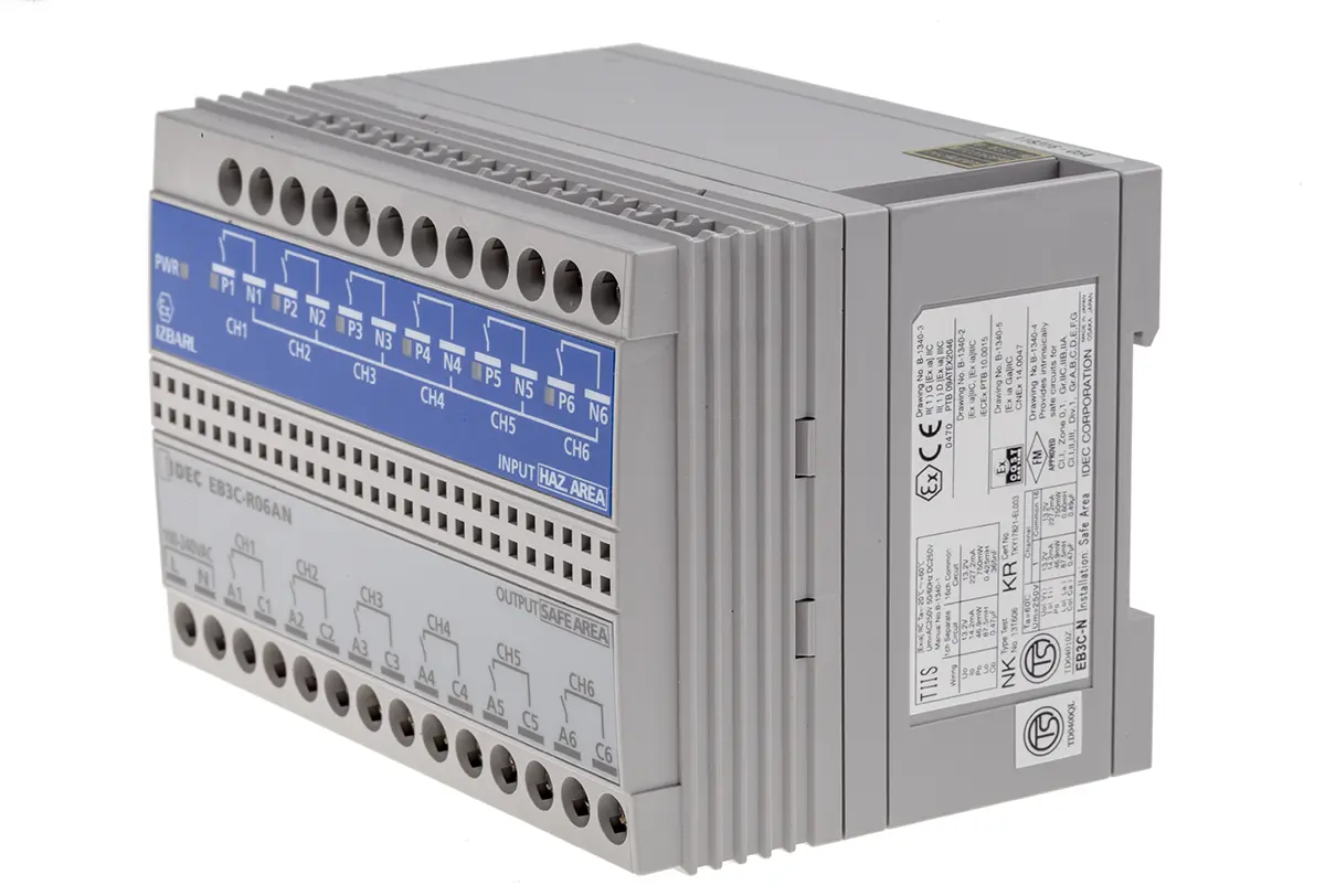 Produktfoto 1 von Idec Zenerbarriere 6-kanalig 100/240 V ac ATEX