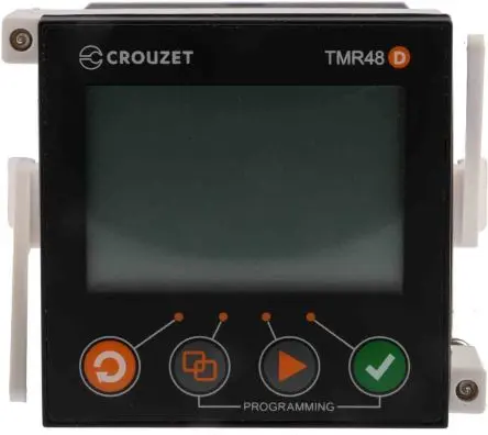 Produktfoto 1 von Crouzet Syr-Line Zeitrelais, Panel 24 to 240 V dc 24V ac, 1 Kont. Multifunktion, 1-poliger Umschalter