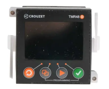Produktfoto 1 von Crouzet Syr-Line Zeitrelais, Panel 240 V dc 24V ac, 240 V ac, 2 Kont. Multifunktion, 2-poliger Umschalter