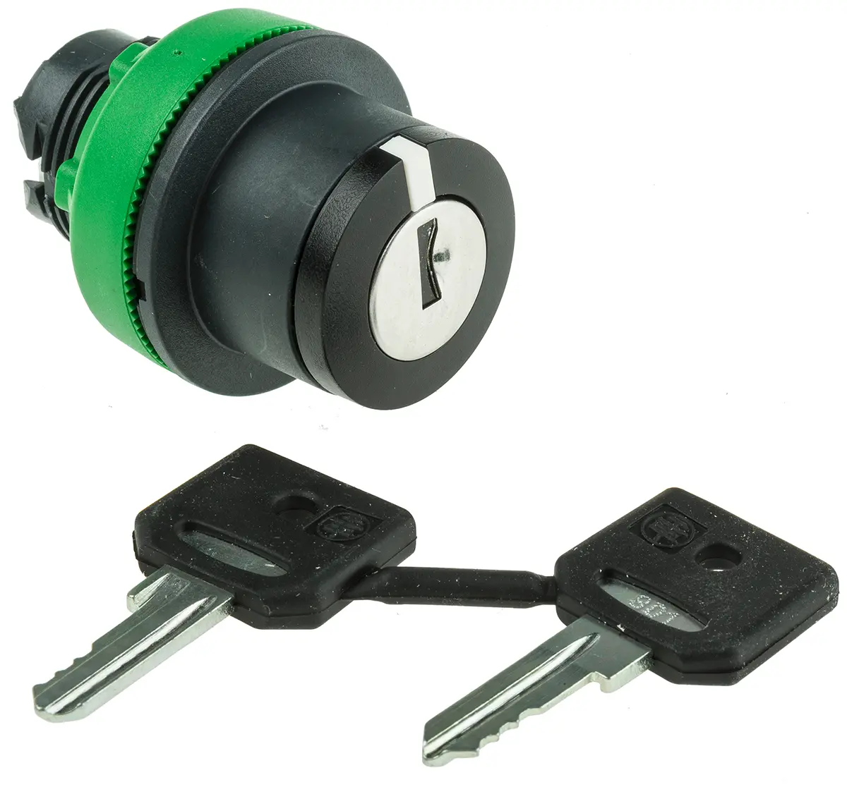 Produktfoto 1 von Schneider Electric Harmony Schlüsselschalterkopf 30 mm 3 Positionen 455 Rastend IP69K, IP40, IP66
