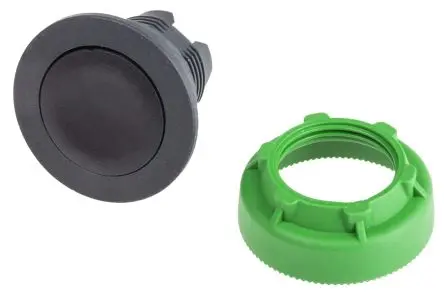 Schneider Electric Harmony Drucktastenkopf Ø 30mm, Schwarz Tastend Rund Kunststoff, IP66
