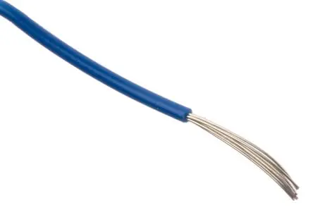 Produktfoto 1 von Alpha Wire 3250 Schaltdraht, 24 AWG 30 m Blau Ø 1.15 mm 7 Litzen Polyvinylchlorid