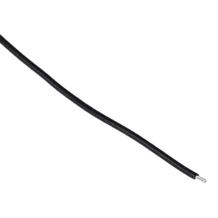 Produktfoto 1 von Alpha Wire Hookup Wire PVC Schaltdraht, 22 AWG 30 m Schwarz Ø 1.27 mm 7 Litzen Polyvinylchlorid