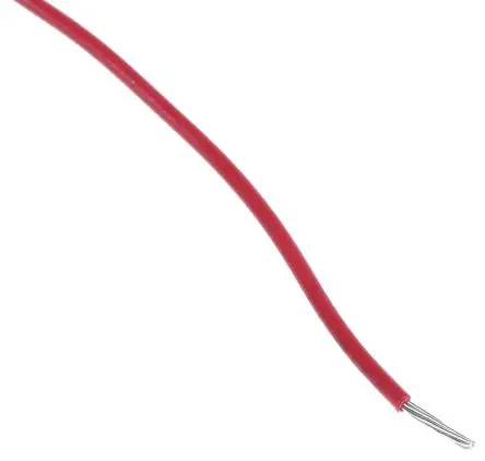 Produktfoto 1 von Alpha Wire Hookup Wire PVC Schaltdraht, 22 AWG 30 m Rot Ø 1.27 mm 7 Litzen Polyvinylchlorid