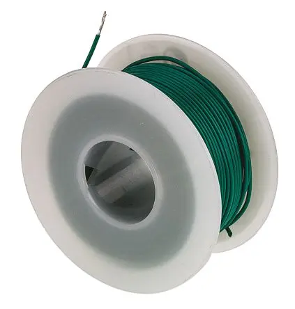 Produktfoto 1 von Alpha Wire Hookup Wire PVC Schaltdraht, 22 AWG 30 m Grün Ø 1.27 mm 7 Litzen Polyvinylchlorid