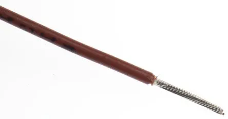 Alpha Wire Hookup Wire PVC Schaltdraht, 24 AWG 30 m Braun Ø 1.15 mm 7 Litzen Polyvinylchlorid