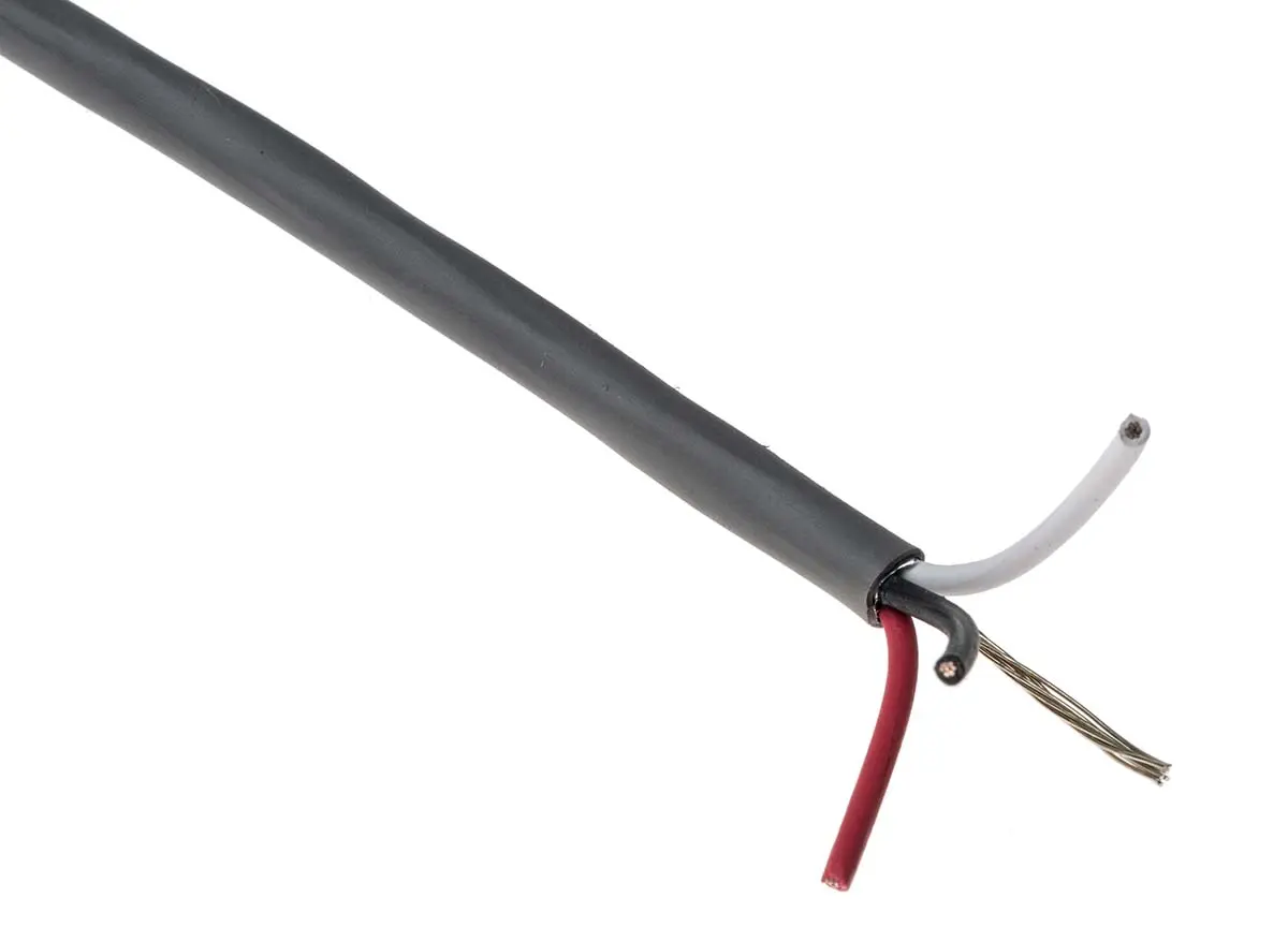 Produktfoto 1 von Alpha Wire Alpha Essentials Communication & Control Steuerkabel, 3-adrig 0.56 mm² 20 AWG Grau Geschirmt, 30 m,