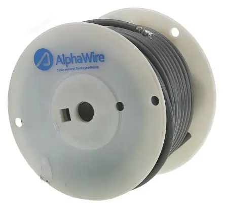 Produktfoto 1 von Alpha Wire Alpha Essentials Coaxial Cable Cat.5 Ethernet-Kabel, 30 m, Grau 8 Abgeschirmt Geschirmt, Aussen ø 6.35 mm