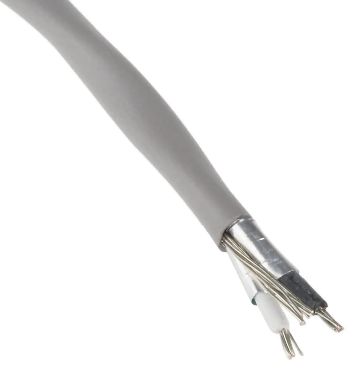 Produktfoto 1 von Alpha Wire Alpha Essentials Communication & Control Steuerkabel, 2-adrig 0.35 mm² 22 AWG Grau Geschirmt, 100 m,