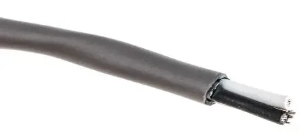 Produktfoto 1 von Alpha Wire DEF STAN Steuerkabel, 2-adrig 0.56mm² 20 AWG Grau Geschirmt, 100 m, Polyethylen