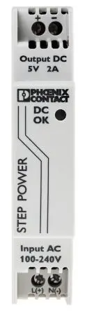 Produktfoto 1 von Phoenix Contact STEP POWER DIN-Schienen Netzteil Geschalteter Modus 250 V dc, 264V ac Wechselstrom/Gleichstrom / 3.7 A