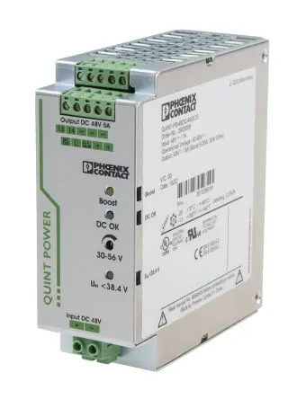 Produktfoto 1 von Phoenix Contact QUINT-PS/48DC/48DC/5 DC/DC Konverter, 30V, 56 V OUT 5 A DIN-Hutschiene 60V dc 1.5 kV dc 20 W 70 °C 70 °C