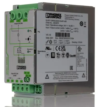Produktfoto 1 von Phoenix Contact QUINT-ORING/24DC/2X40/1X80 Redundanzmodul