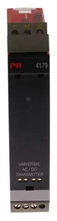 Produktfoto 1 von PR Electronics Serie 4 Signalwandler 21.6 V ac, 253 V ac, 19.2V dc, 300 V dc, Strom/Spannung 0 → 5 A, 0 → 300 V ac EIN /