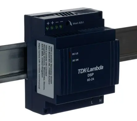 Produktfoto 1 von TDK-Lambda DSP DIN-Schienen Netzteil Geschalteter Modus 370 V dc, 264V ac Wechselstrom/Gleichstrom / 2.5 A 24V dc DC 60