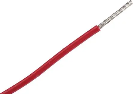 Produktfoto 1 von Alpha Wire Hookup Wire PVC Schaltdraht, 16 AWG 305 m Rot Ø 2.34 mm 26 Litzen