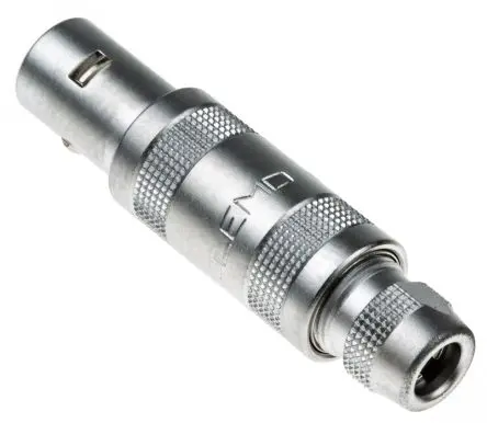 Produktfoto 1 von LEMO 0S 0 9 mm Rundsteckverbinder Stecker 1-polig Stecker 6A Kabel IP50