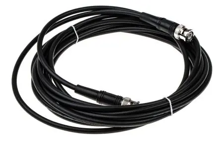 Produktfoto 1 von Atem BNC RG58C/U Koaxialkabel, Abgeschlossen, 50 Ω, 5 m, Aussen ø 4.95 mm Außen-ø , Schwarz