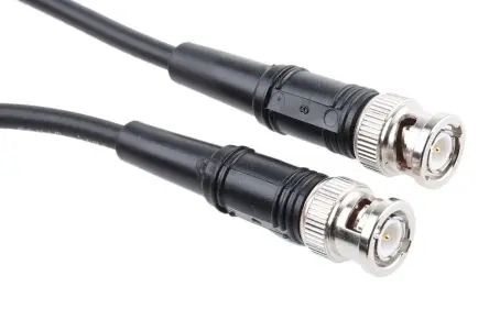 Produktfoto 1 von Atem BNC RG58C/U Koaxialkabel, Abgeschlossen, 50 Ω, 500 mm, Aussen ø 4.95 mm Außen-ø , Schwarz