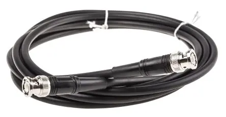 Produktfoto 1 von Atem BNC RG59B/U Koaxialkabel, Abgeschlossen, 75 Ω, 3 m, Aussen ø 6.15 mm Außen-ø , Schwarz