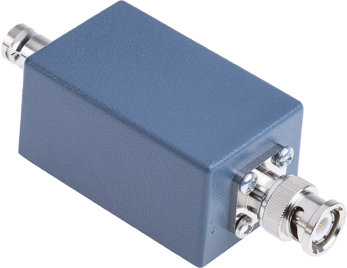 Produktfoto 1 von RS PRO Prüfkasten, 2x BNC Male/Female Blau
