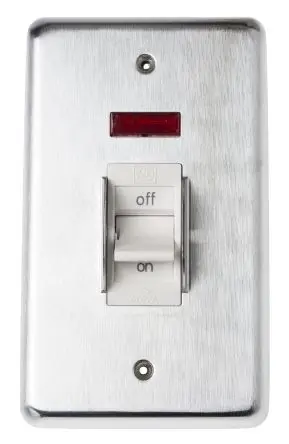 Produktfoto 1 von MK Electric K5114 Gesicherte Abzweigdose 6 Ausbrüche Geschaltet 30 mA 35 mm min. 440V 32A