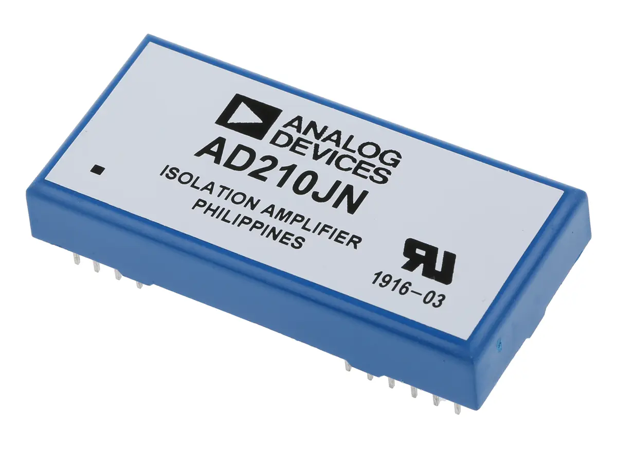 Produktfoto 1 von Analog Devices Isolationsverstärker 15 V 15 V 1-Kanal, 12-Pin PDIP