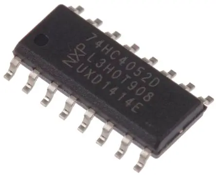 Produktfoto 1 von Nexperia Multiplexer/Demultiplexer, 16-Pin 2, SOIC, CMOS Multiplexer, DeMultiplexer, 10V- bipolar, 2 V- bipolar