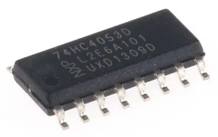 Produktfoto 1 von Nexperia Multiplexer/Demultiplexer, 16-Pin 3, SOIC, CMOS DeMultiplexer, Multiplexer, 10V- bipolar, 2 V- bipolar