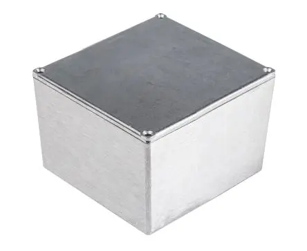 RS PRO 5100; Gehäuse; Aluminiumdruckguss; Silber IP54 Breite 120.5 mm Höhe 95.2 mm Länge 120.5 mm
