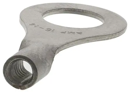 Produktfoto 1 von TE Connectivity STRATO-THERM Ringkabelschuh, Unisoliert 16 AWG, 14 AWG max.AWG, aussen ø 11.89 mm, innen ø 6.73 mm, M6