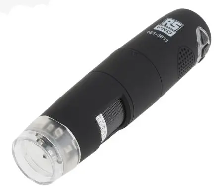 Produktfoto 1 von RS PRO WiFi-Mikroskop, Vergrößerung 5 to 200 X 30 fps Beleuchtet, LED Batteriebetrieben