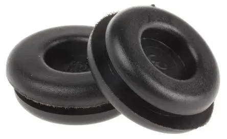 Produktfoto 1 von SES Sterling DG Kabeltülle 2 mm min. 9 mm, Typ Kabeltülle bis Ø 9 mm Loch ø 15 mm Polyvinylchlorid Schwarz -30 °C min.