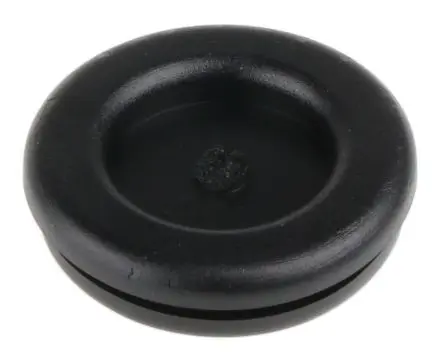 Produktfoto 1 von SES Sterling DG Kabeltülle 2 mm min. 16 mm, Typ Kabeltülle bis Ø 16 mm Loch ø 22 mm Polyvinylchlorid Schwarz -30 °C min.