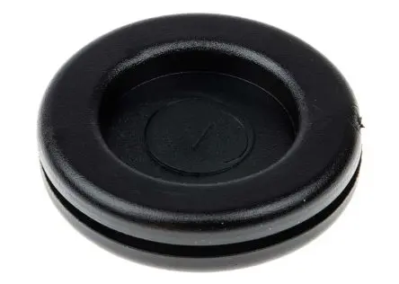 Produktfoto 1 von SES Sterling DG Kabeltülle 2 mm min. 21 mm, Typ Kabeltülle bis Ø 21 mm Loch ø 28 mm Polyvinylchlorid Schwarz -30 °C min.