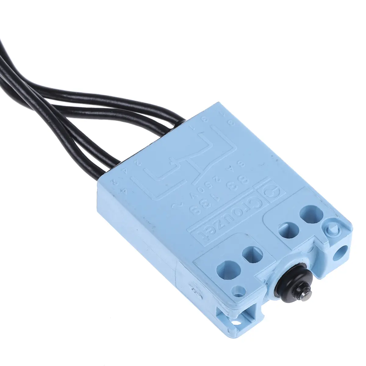 Produktfoto 1 von Crouzet Mikroschalter Stößel-Betätiger, 6 A @ 250 V ac, DPST IP 67 3 N 0°C - +85°C
