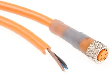 Produktfoto 1 von Lumberg RKMV, 4-polig Sensor-Betätigungselementkabel, M8, Gerade, Gerade Buchse / Gerade, Nicht abgeschlossen, Nicht