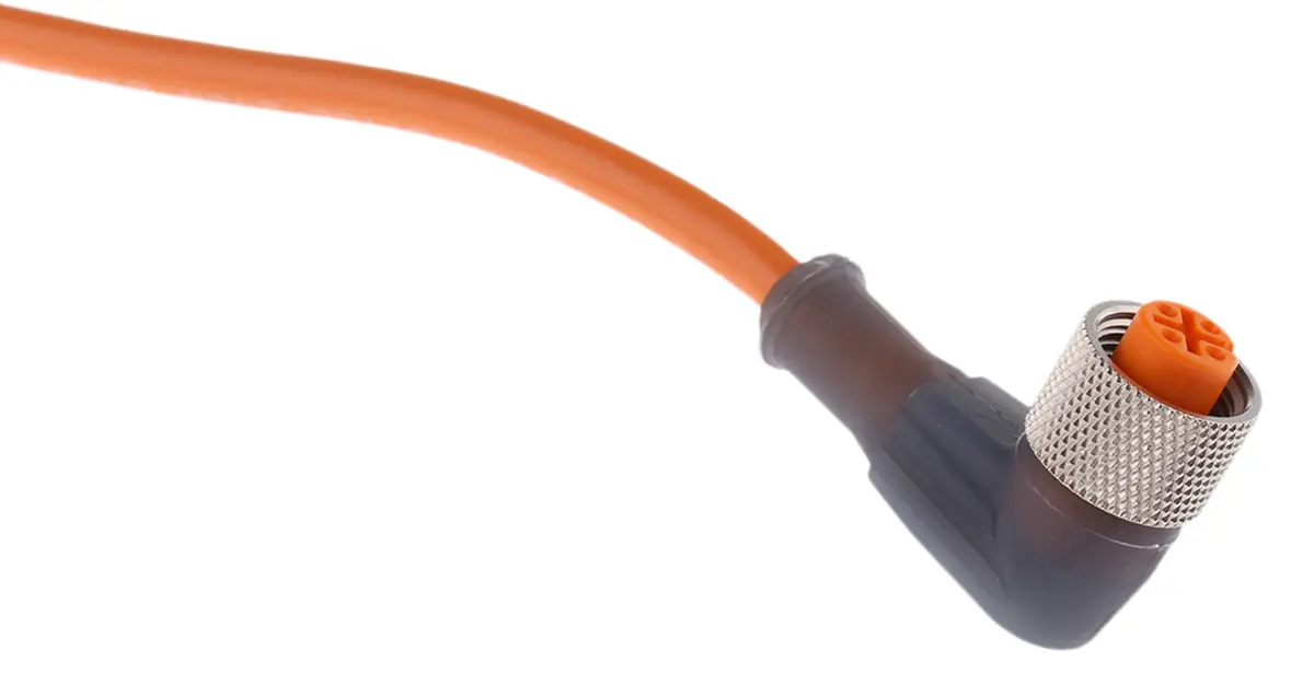 Produktfoto 1 von Lumberg RKWT, 4-polig Sensor-Betätigungselementkabel, Rechtwinklig Buchse / Nicht abgeschlossen