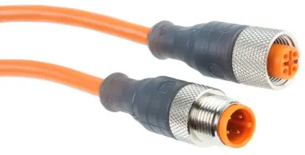 Produktfoto 1 von Lumberg Sensor-Betätigungselementkabel, M12 Stecker 4 / M12 Buchse, Länge 2 m