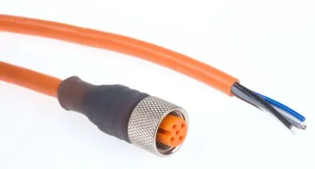 Produktfoto 1 von Lumberg RKT, 5-polig Sensor-Betätigungselementkabel, Gerade Buchse / Nicht abgeschlossen, Länge 5 m