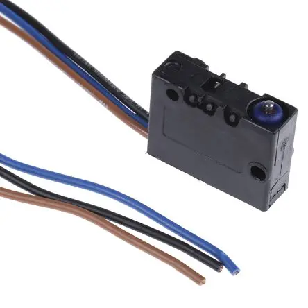 Crouzet Mikroschalter Stößel-Betätiger Vorverdrahtet, 1-poliger Umschalter, 250 V ac, 4 V dc, 10A IP67 4.5N -20 °C - 85