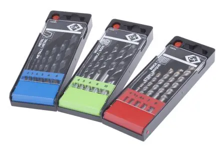 Produktfoto 1 von CK Stahl Drehung Satz 2 mm → 10 mm, 16-teilig für Mehrmaterial