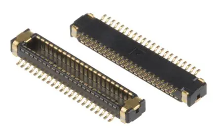 Produktfoto 1 von Hirose 40, Oberfläche Gerade FPC-Steckverbinder, 44-polig Stecker / 2-reihig, Raster 0.4 mm, SMD