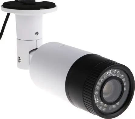 Produktfoto 1 von RS PRO IR Analog CCTV-Kamera, Beide, 1312 x 1069 pixel, ø 77 mm x 186 mm, Rundstift