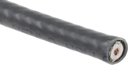 Produktfoto 1 von Belden H155A00 H155 Koaxialkabel, Verlegekabel, 50 Ω, 100 m, Aussen ø 5.4 mm Außen-ø , Grau