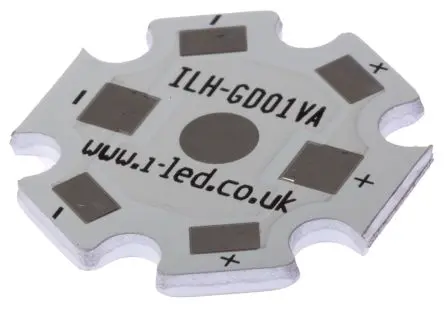 Produktfoto 1 von Intelligent LED Solutions ILH Wärmeleitpad, ø 20 mm Selbstklebend, Stärke 1.6 mm 20 mm 20mm Metall