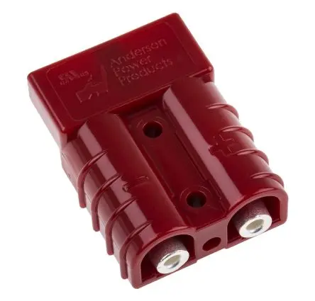 Produktfoto 1 von Anderson Power Products Serie 50 Stecker Batteriekontakt, 2 -Kontakte Kabel Gerade 50A 600V