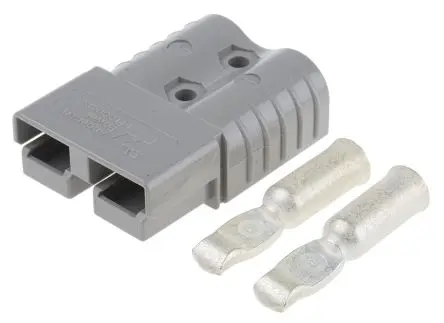 Produktfoto 1 von Anderson Power Products Serie 120 Stecker Batteriekontakt, 2 -Kontakte Kabel Gerade 120A 600V