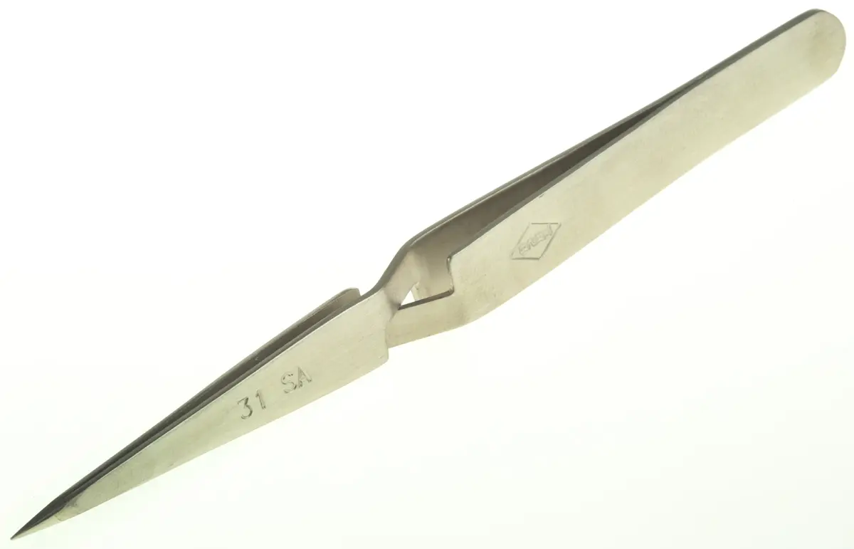 Produktfoto 1 von Erem 31 SA Edelstahl Pinzette, 123 mm Gerade