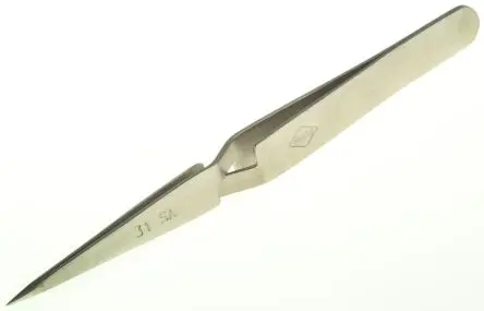 Produktfoto 1 von Weller Erem Edelstahl Pinzette, 120mm, Spitze Spitz Antimagnetisch 1-teilig